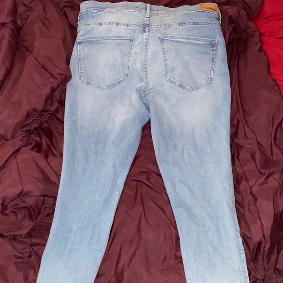 Denim Jeans High rise Cropped Legging - Picture 4 of 8